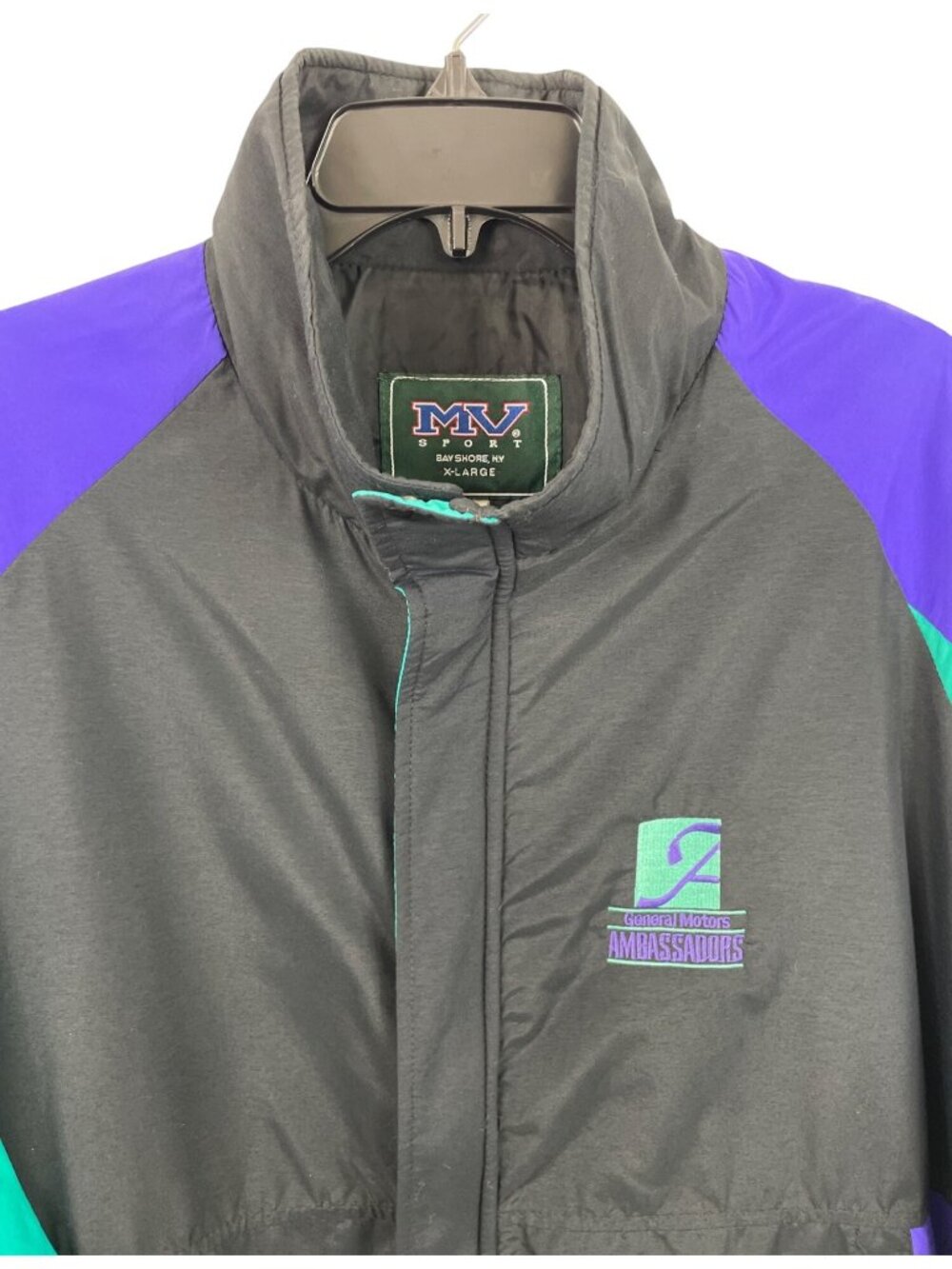 Vintage General Motors GM Ambassadors Lined Windbreaker Full Zip Jacket Size XL - Picture 3 of 12
